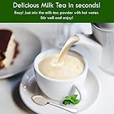Coconut Bubble Milk Tea Instant 3in1 Powder Mix - 1kg (33 Drinks) | For Boba Tea, Milkshake, Blended Frappe and Bakery | Authentic Taiwan Recipe | 0 Trans Fat, No Preservatives by Moriyama Teahouse - Image 3