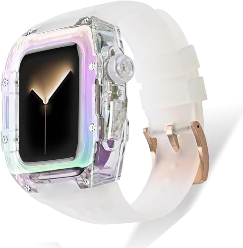 Kit Rm Style transparent Apple Watch boîtier de modification luxe 44mm 45mm