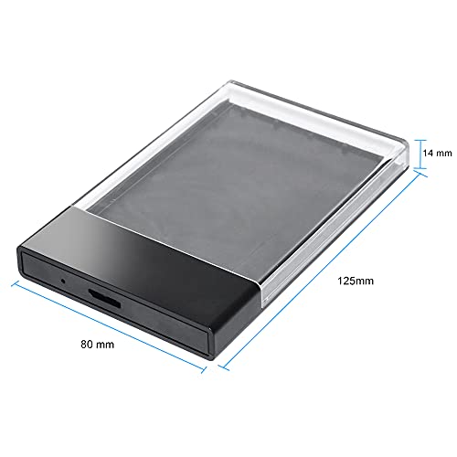 Szwilnis 2.5 Inch Usb 3.0 Hard Drive Enclosure For Sata I Sata Ii Sata Iii 7Mm 9.5Mm Hdd Ssd External Hard Disk Drive Case Up To 5Gbps For Lenovo Wd Samsung Dell Toshiba #TOP4