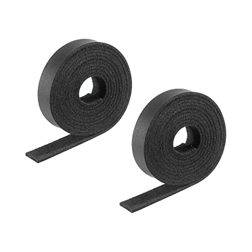 PATIKIL Faux Leather Cord Suede Cord 1cm/0.4" Leather Thread Velvet Cord 100cm/3.28ft for Bracelet Necklace, Beading