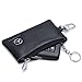 Mercedes Benz Car Key Holder Remote Cover Fob with 1 Metal Keychain - Genuine Leather