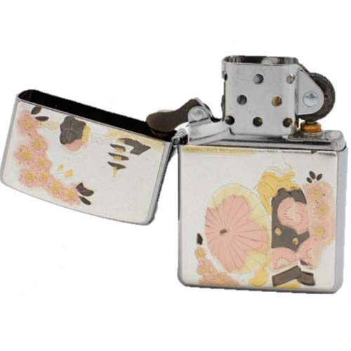 Amazon.co.jp: ZIPPO(ジッポー) ライター シルバー 電鋳板 舞妓 和柄