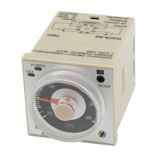 Temporizador de retardo H3CR-A8 tipo relé de 8 pines con rango amplio CA CC de 24 a 240V