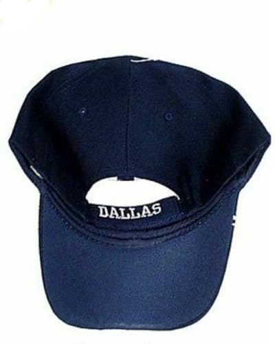 RMW Dallas City Gorra Bordada Azul Marino Ajustable miniatura 2