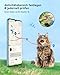 Katze Hund GPS Tracker für Android ohne ABO, Hundetracker Katzentracker für Halsband, Android Smart Tag kompatibel mit Google Find Hub, Wasserdicht Tracking Standort von Haustieren (4 Pack)