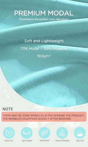 Image of ODODOS Modal Soft Lounge Shorts for Women Drawstring High Waist Casual Sleepwear Lightweight Cozy Pajama Bottom