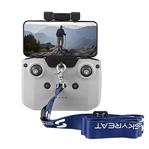 Skyreat Neck Strap Shoulder Lanyard Adjustable Drone Strap with Hook Adapter for DJI Air 2S /Mavic Air 2 /Mavic Mini 2 Remote Control