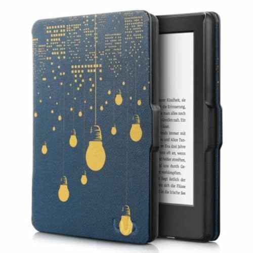 Image of MOCA Case for Kindle Paperwhite 12th Gen 7 inch (2024) & Kindle Colorsoft 7 inch (2025), Slim PU Leather Cover with Auto Wake /Sleep, Magnetic Closure, Lightweight (City Night)