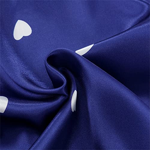 Girls' 𝐏a𝐣ama Sets Short Sleeve Satin 𝗣ajamas for Girls 𝐒ilk 𝗣js Kids Button Down Sl𝐞epwear Cute Heart Loung𝐞wear4