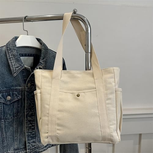 Bolso Tote de Lona para Mujer Ligero miniatura 7