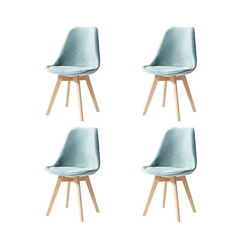 GrandCA HOME Pack de 4 Sillas de Comedor