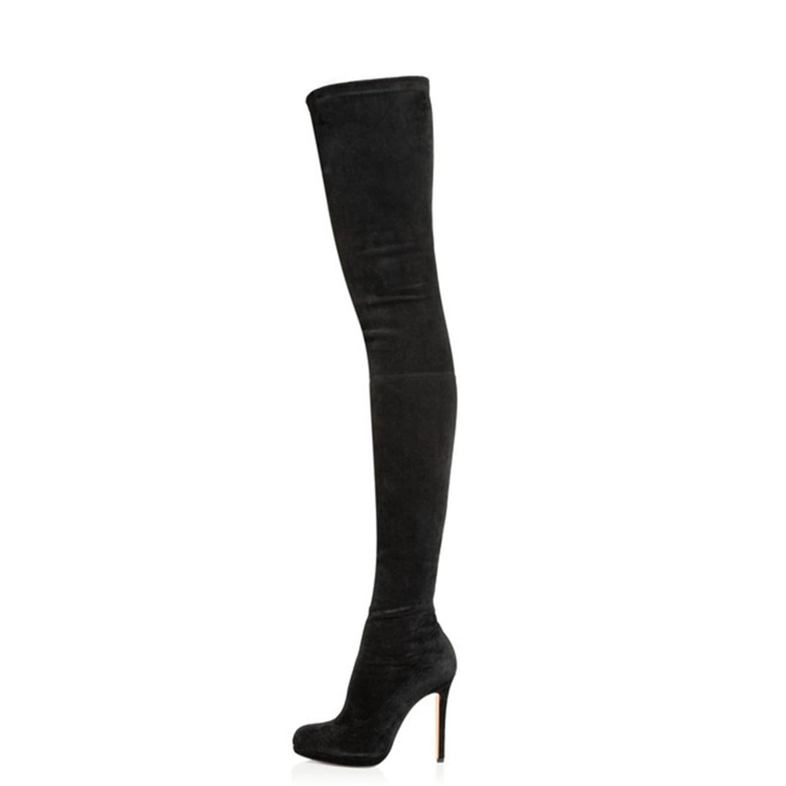 Bottes à talons ultra-hauts stretch : finis les mollets serrés avec ces cuissardes - 8
