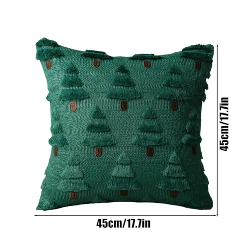Housse de coussin de Noël lavable pour sublimer un canapé usé