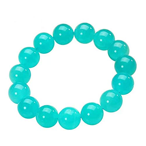 Bracelet amazonite de glace verte naturelle, le bijou d'ancrage et de sérénité