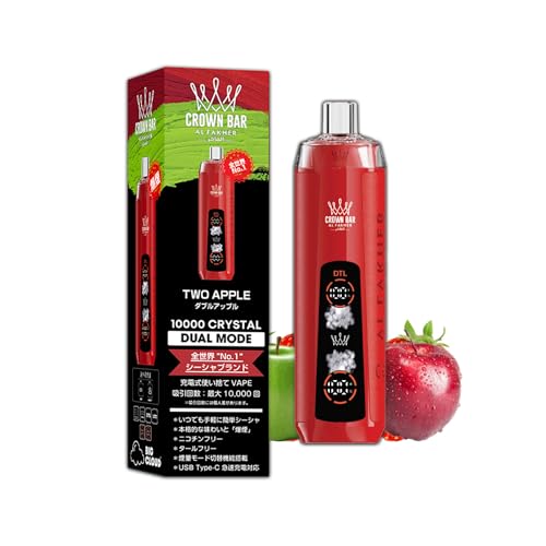 Al Fakher Crown Bar �d�q�^�o�R �^�[�� �j�R�`��0 �����C �g���̂� �V�[�V�� vape �Z�� ���L�b�h �����^�� ���� �x�C�v�G���W�� �V�^ DTL�Ή� ��e��10000�� �z������ USB Type-C �N���X�^���~�X�g �t���[�o�[