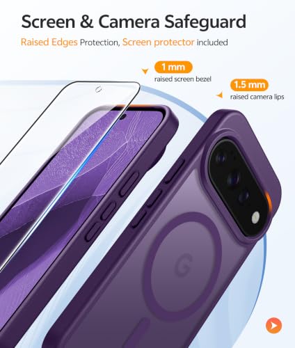 Image of FNTCASE for Google Pixel 11 Pro Case / Pixel 11 Case, with Screen Protector