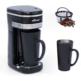 HousesAid Coffee Machine,Single Serve Coffee Maker,One Cup Coffee Maker with...