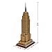 Runsong Creative 3D Puzzle Paper Model Empire State Building DIY Fun & Educational Toys World Great Architecture Series, 34 Pcs