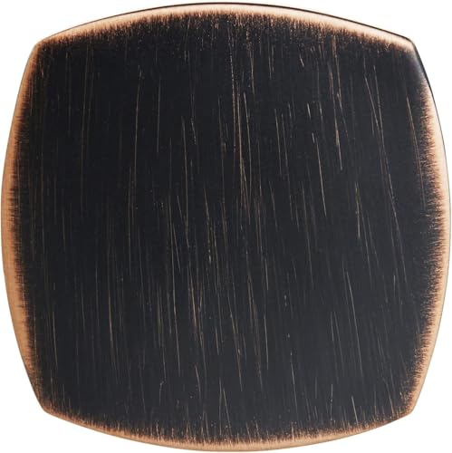 Image of Amerock 1-1 /4 inch Square Stature Oil-Rubbed Bronze Cabinet Knob