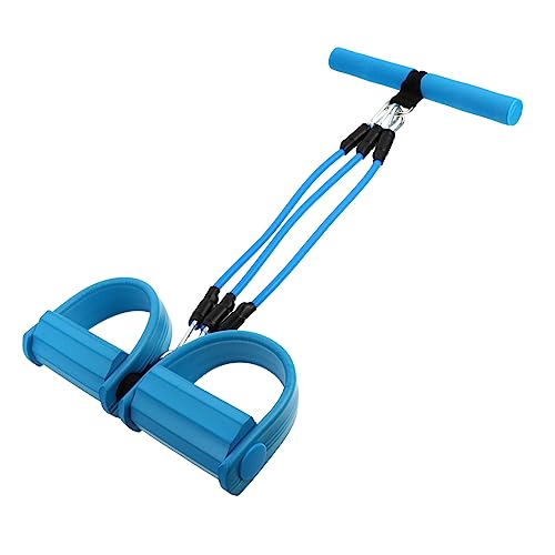 BESPORTBLE Yoga Elastic Rope Pedal Puller 3-Tube Resistance Band for Leg Arm Waist Workout
