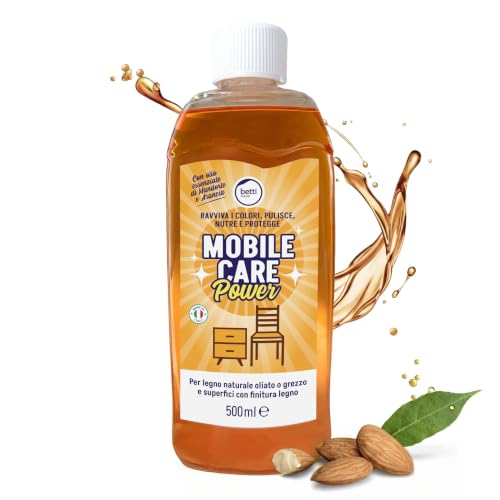 Betti Clean Mobile Care Power Olio 3in1 per Legno e Mobili...