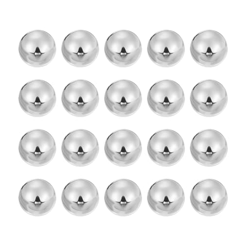 sourcing map 20pcs Precision Balls 1/2 (12.7mm) Diameter G16 Solid Chrome Steel Bearing Balls for Ball Bearing, Machinery, Automotive, and DIY