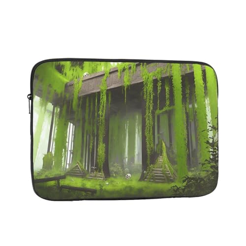 KVCBUYK Vegetated Cemetery Prints - Funda portátil para portátil de 13 pulgadas, ideal para hombres y mujeres, viajes de negocios y uso en la oficina
