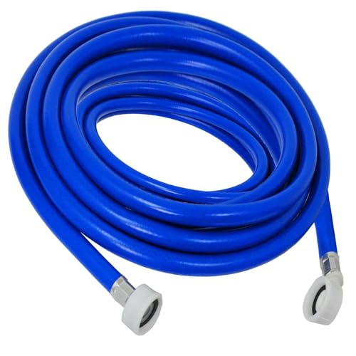 SPARES2GO Tuyau de remplissage universel de 5 mètres pour lave-linge et lave-vaisselle Tuyau d'alimentation d'eau froide extra long (5 m)