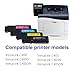VersaLink C400 C405 Toner Bundle (4-Pack, BK/C/M/Y) Replacement for Xerox VersaLink C405 C400 C400D C400DN C405 C405DN C405N Printer, 106R03500 106R03501 106R03502 106R03503 Toner