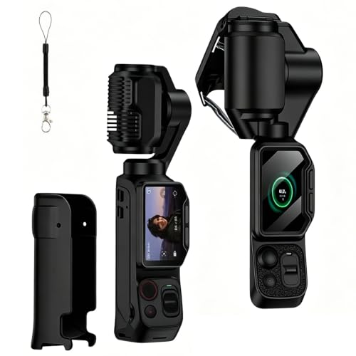 Insta360 Luna Ultra �p �ی�P�[�X �Z�b�g PC�ی� �������J�o�[ �t���J�o�[�^�C�v�� �S���ʂ���ی�ł��� �X�g���b�v�t�� �y�� �ϋv������ �h�o �h�����݌v ���s��ۊǂɍœK�i�}�O�l�b�g���t���b�v�J�o�[�f�U�C���j (Black)