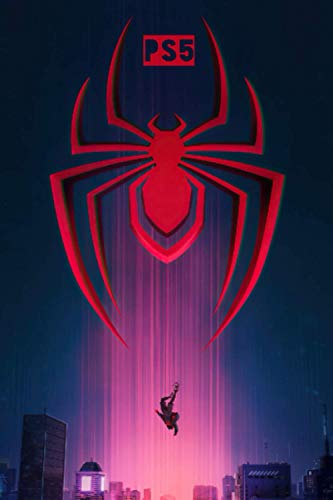 Preisvergleich Produktbild Spider-Man PS5: Notebook Spider man PS5 120 pages 6×9 inch