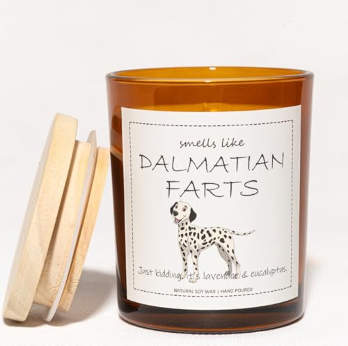 Dalmatian Gifts Funny Dalmatian Candle Dog Mom Gifts for Women 7 Oz