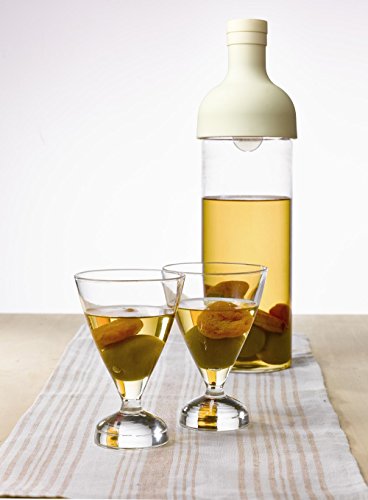 Image of Hario Filter-in Cold Brew Tea Bottle, 750ml, White