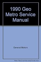1990 Geo Metro Service Manual B000WXELNC Book Cover