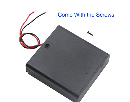 image for LampVPath (Pack of 2 4 AA Battery Holder with Switch, 6V Battery Holde