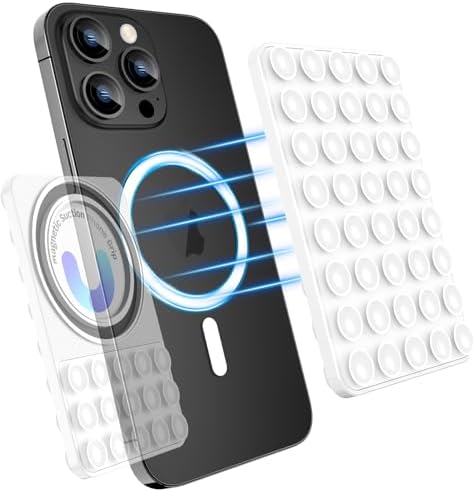 Ventouse Smartphone Support Ventouse Magnétique Téléphone - Mains Libres Pour Selfies Et Vidéos Support Téléphone Ventouse