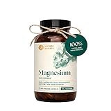 🛡️ VERSORGUNG FÜR 3 MONATE - Magnesium trägt unter normalen Bedingungen zur normalen Funktion des Nervensystems, der Muskeln und zur Erhaltung der Knochenstruktur bei.