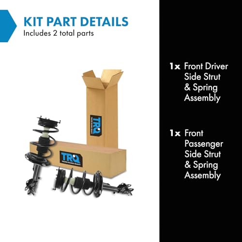 Image of TRQ Front Strut and Spring Assembly Set 2 Piece | For 2009-2014 Nissan Murano