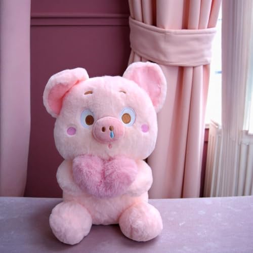 Image of Pink Sweetheart Piggy Soft Toy - 40 cm Premium Plush Stuffed Animal | Cute Cuddly Teddy for Kids & Gifting (Pink Sweetheart Piggy)