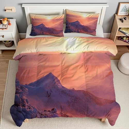 Parure de lit en microfibre douce 160x200 pour un sommeil réparateur