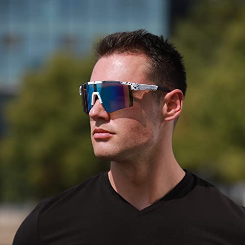 Malidak Cycling Sunglasses Men, Uv 400 Protection Sports Sunglasses, Polarized Outdoor Sports Glasses For Driving #TOP4