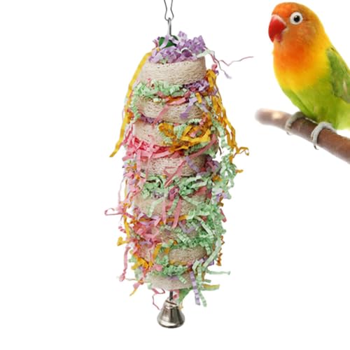 Genérico Bird Foraging Toys - Foraging Toys for Parrots | Parrot Chewing Shredding Game | Entertaining Budgies Toy | for Lovebird Macaw Conure Cockatiel Parakeet Budgies Parrotlet