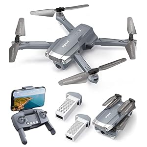 SYMA RC Drohne mit Kamera 4K HD faltbar FPV Quadrocopter ferngesteuert Flugzeug GPS WiFi Return Home Follow Me…