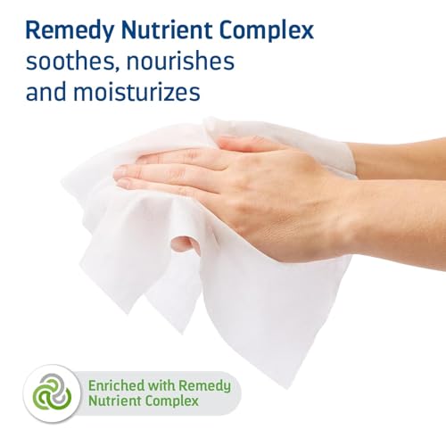 Medline Remedy Clinical 3-in-1 Barrier Cream Cloth, 8 count (1 Pack), 8 x 8 in Adult Wet Wipes, Vanilla Scent, Incontinent Care, Dimethicone, Irritated Skin, Soothing, Nourishing, Gentle