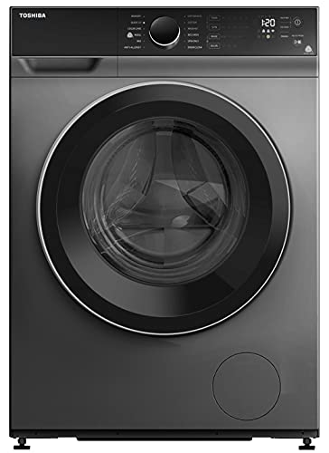 TOSHIBA 9 Kg Inverter Fully Automatic Front Loading Washing Dryer (‎TW-BJ100M4-IND(SK) Premium Silver)