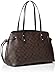 Coach Signature Drawstring Carryall Shoulder Bag F57842 (Brown/black)