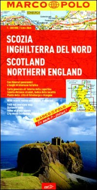 Scozia, Inghilterra del Nord 1:300.000. Ediz