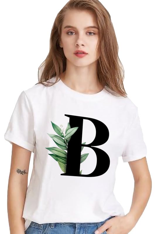 VLAM Regular Fit Graphic Print A B C D E F G H I J K L M N O P Q R S T U V W X Y Z A to Z AlphabetTshirt for Men and Women