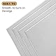 ZOFUN 5 Stück Aluminium Platte 3mm, 20x20CM Aluminium-Metall Flache Platte aus 6061-Aluminium, Aluminiumblech Alublech, Metallplatte mit Schutzfolie Stanzbleche Übungsplatte für Modellbau Messebau