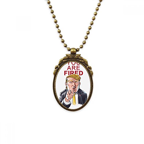 Pendentif Trump pour homme évitez les looks banals avec ce bijou